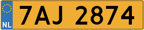 Truck License Plate